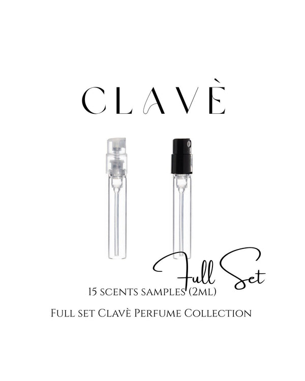 Clave Perfume Full Set Samples (15 scents)